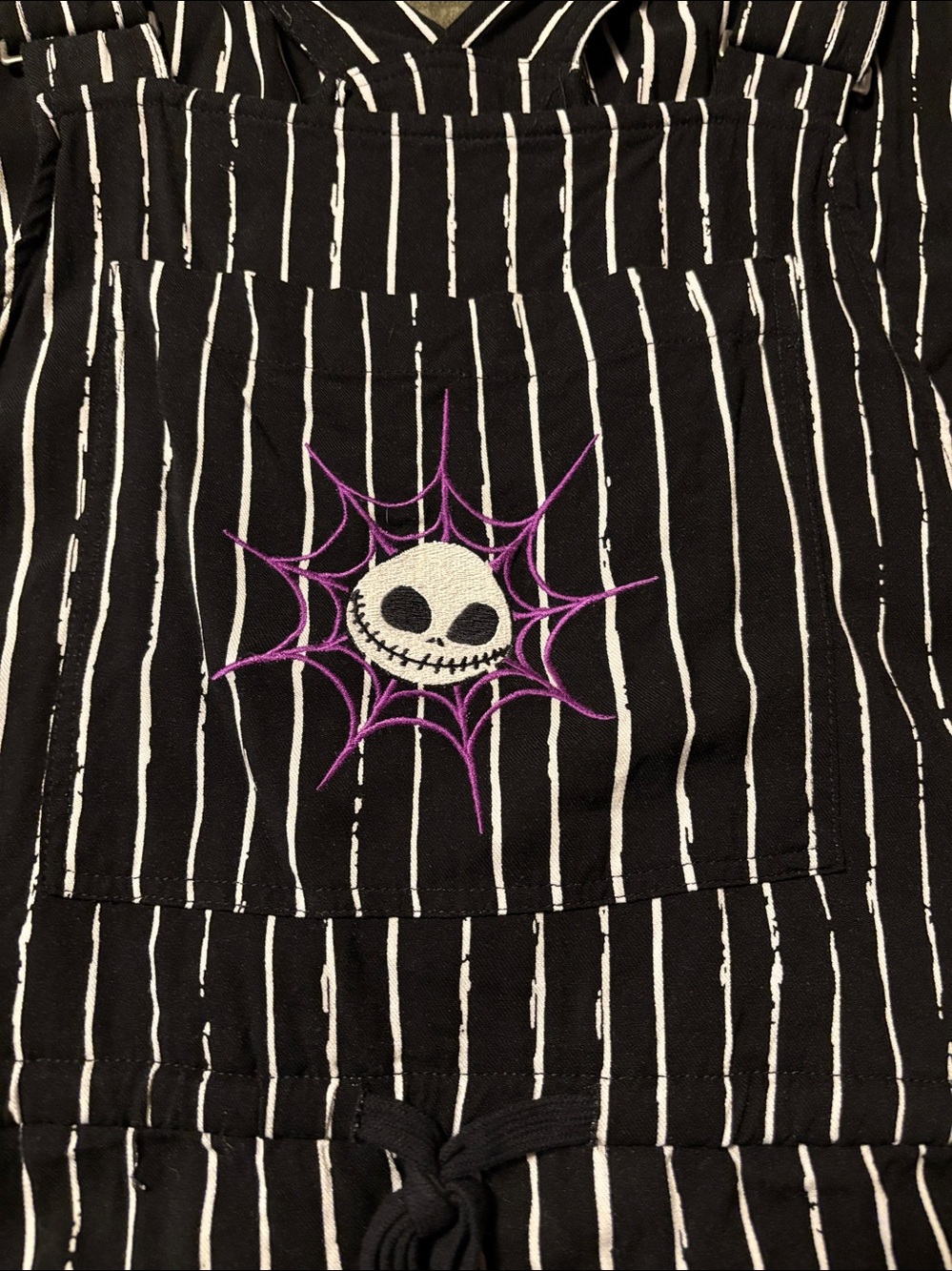 Torrid Disney Nightmare Before Christmas Pinstriped Jumpsuit Size 3 (22/24) - Picture 3 of 13
